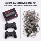 PIKSELAND™ - Retro konzola Plug & Play + 2 ovládače